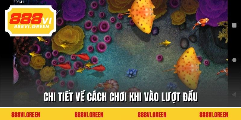 Chi tiết về cách chơi khi vào lượt đầu