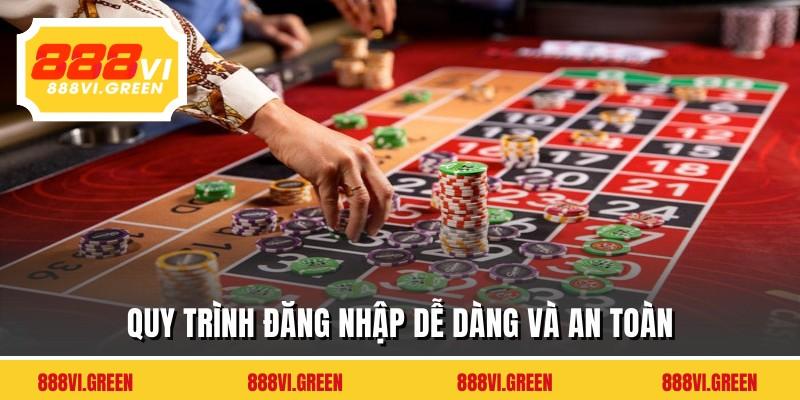 Quy trình đăng nhập dễ dàng và an toàn